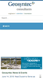 Mobile Screenshot of geosyntec.com