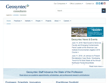 Tablet Screenshot of geosyntec.com